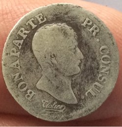 Quart de Franc Bonaparte An 12 A Paris