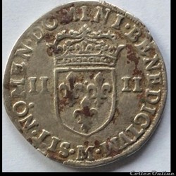 QUART D'ÉCU DE Henri IIII 1602 M Toulouse