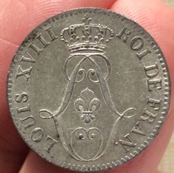 10 Cent. de Guyane 1818 A