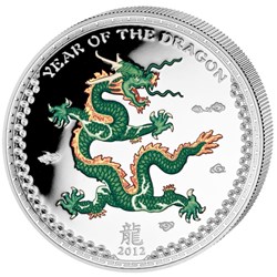 2012 YEAR OF THE DRAGON GREEN