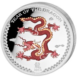 2012 YEAR OF THE DRAGON RED