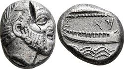 Phoenicia, Arados AR Stater, circa 348/7-339/8 BC.