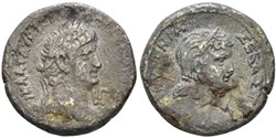 Egypt, Alexandria, RPC I 5133 Claudius & Antonia, 14-37 Tetradrachm circa 27-28 (year 14)