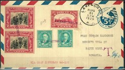 1. Zeppelin Letter. New York. First world flight of Graf Zeppelin, Lakehurst, August 31, 1929 II