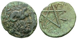 GCV 3981 Pitane, Mysia, AE16, 4th-3rd century BC.