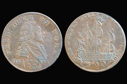 Conder token - 1795 Middlesex Halfpenny, Duke of York D&H 985