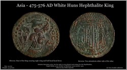Nezak Huns, Napki Malka, 475-576 AE 27