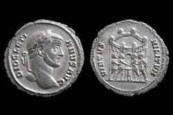 RCV 12617 - Diocletian Argenteus, Siscia 294-95 AD