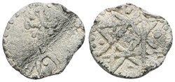 Crusader States. Lead token. (c. AD 12th–13th centuries).