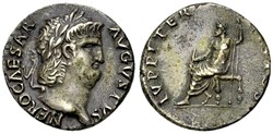 RCV 1943 - Nero, 54-68 Denarius circa 64-66 AD