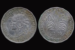 Guadeloupe 1903 50 Centimes