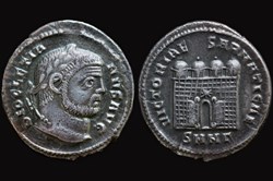 RCV 12616 Diocletian Argentus, Nicomedia 295-96 AD.