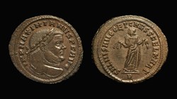 RCV 13306 - Maximianus BI Follis, Carthage 299-303 AD