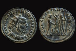 RCV 14102 Constantius I as Caesar, post-reform radiate, Cyzicus 295-96 AD