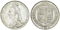 England, Victoria 1837-1901, 1 Shilling 1891