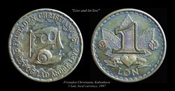 Denmark - Free City of Christiania, 1997 1 Løn