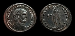 RCV 14513 - Galerius Augustus 305-11 AD. AE Follis, Heraclea 308-10 AD