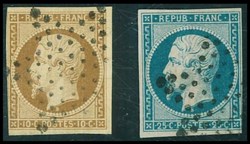 France 1852 Napoleon 10 & 25 Centimes