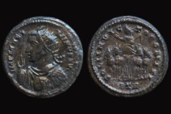 RCV 14822 Maximinus II Daia, 309-313 AD. BI argenteus