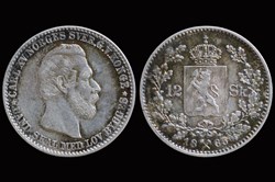 1865 Carl XV 12 Skilling