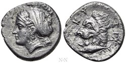 GCV 3858 Mysia, Kyzikos. Drachm (Circa 390-341/0 BC).