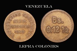 Lepra Colonies - Venezuela 1939 5 Centavo