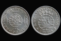 India, Portugese - 1952 One Rupia