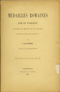 Hauberg, P. «Médailles Romaines D´or et D´argent», Copenhagen 1896