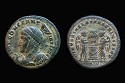 RCV 16300 Constantine I, BI Centenionalis, Ticinum 318-19 AD
