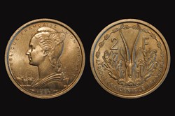 Essai - 1948 French West Africa 2 Francs