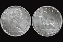 Rhodesia 1964 25 cent