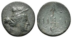 Pisidia, Isinda.(Circa 1st century BC).AE13