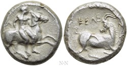 GCV 5530. Cilicia, Kelendris. AR Stater, circa 410-375 BC