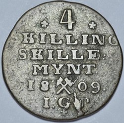 1809 Frederik VI 4 Skilling