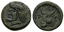 GCV 1699 Cimmerian Bosporos, Pantikapaion. AE18