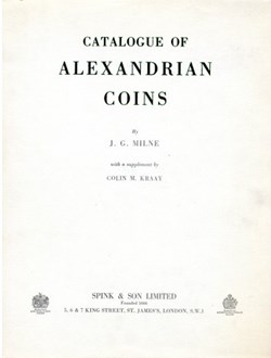 Milne, J.G. - Catalogue of Alexandrian Coins