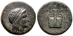 GCV 4352 Ionia. Kolophon AE19, 4th-3rd century BC.