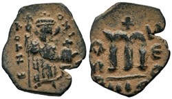 Arab-Byzantine fals, 7th century AD