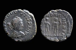 RCV 21198 Theodosius II, 402-50 AD. AE Follis, Cyzicus 408-15 AD