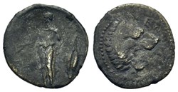 GCV 0837 Sicily, Leontini AR Litra, circa, c. 450-440 BC