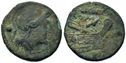 RRC 042/4 - Anonymous Æ Uncia, Corn-ear series. Sicily, 214-212 BC.