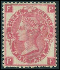 SG 103 1867, 3d rose, pl. 6