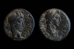 RPC I 2374 Mysia, Pergamon . Pseudo-autonomous AE16, circa AD 40-60.