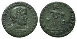 RCV 16071 Constantinus I 306-37 AD. AE Follis, Lyons 316 AD