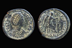 RCV 20611 Aelia Flacchilla, Empress 376-94AD. AE2 Nummus