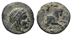 GCV 4353 Ionia. Kolophon AE 15, 4th-3rd century BC.