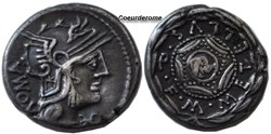 Denier de la République Romaine Caecilia
