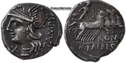 Denier de la République Romaine Baebia