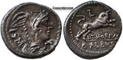 Denier de la République Romaine Thoria