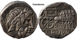Denier de la République Romaine Rubria